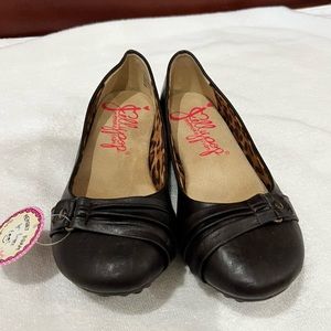 Jellypop Ballet Flats Dark Brown